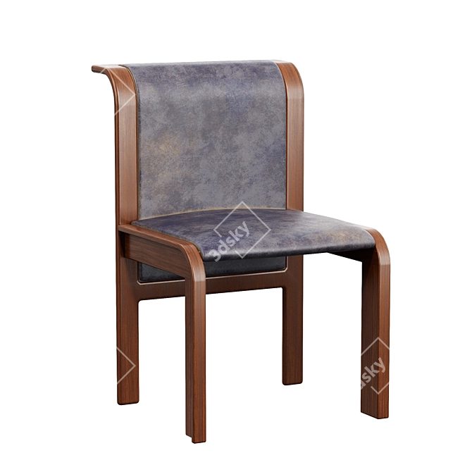 1stDibs Vintage Leather Chair 3D model image 2