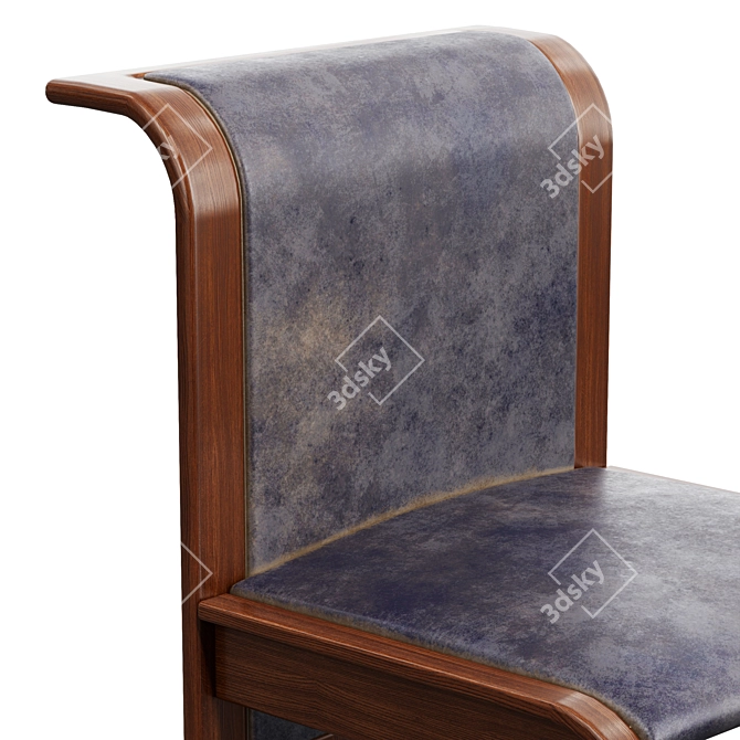 1stDibs Vintage Leather Chair 3D model image 5