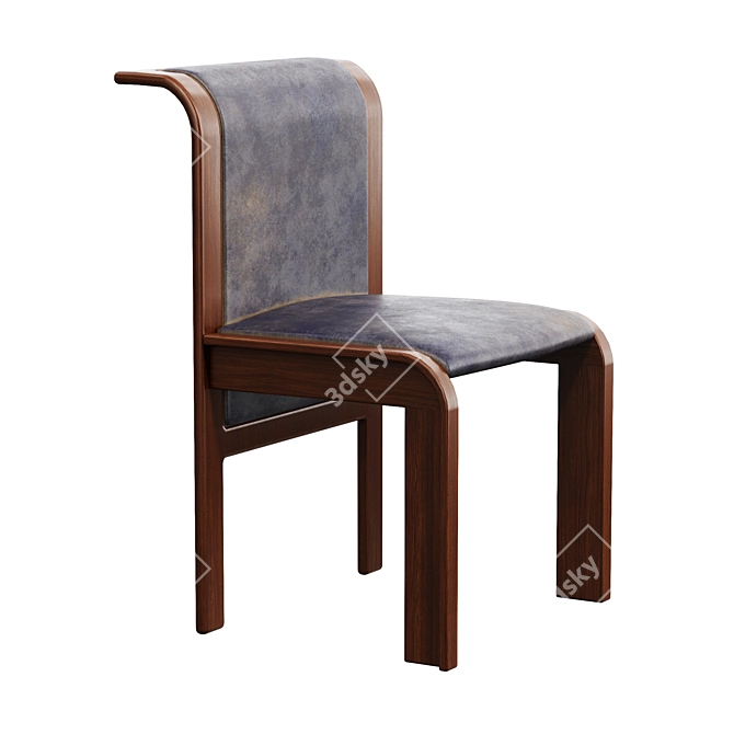 1stDibs Vintage Leather Chair 3D model image 7