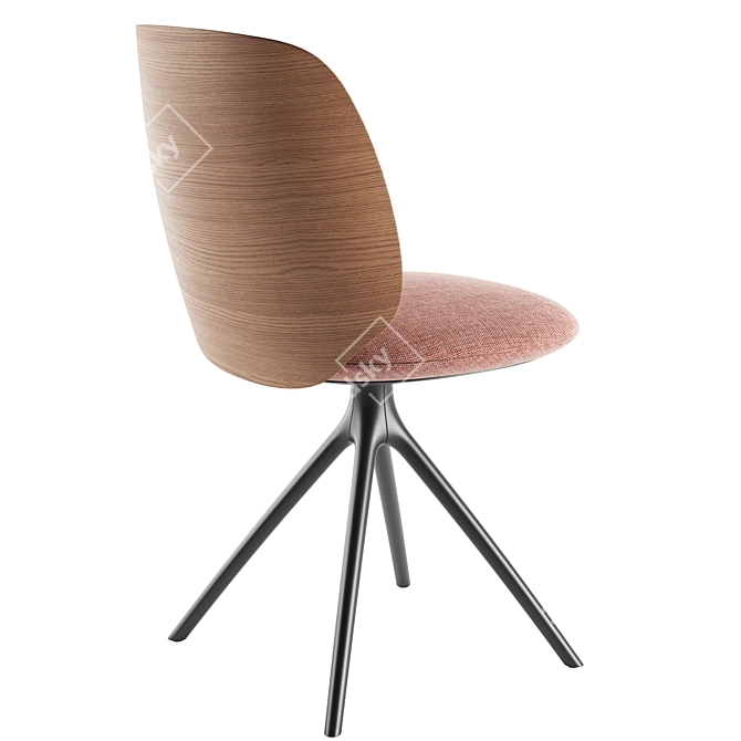 Modern Swivel Chair, MDF Italia 3D model image 5