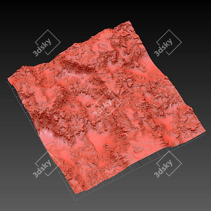 Canyon Land N9 3D Model 3D model image 6