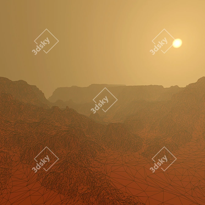 Canyon Land N9 3D Model 3D model image 7