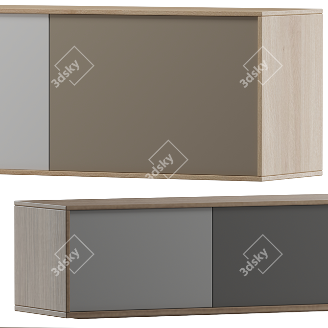  Scandinavian Style TV Stand 3D model image 2
