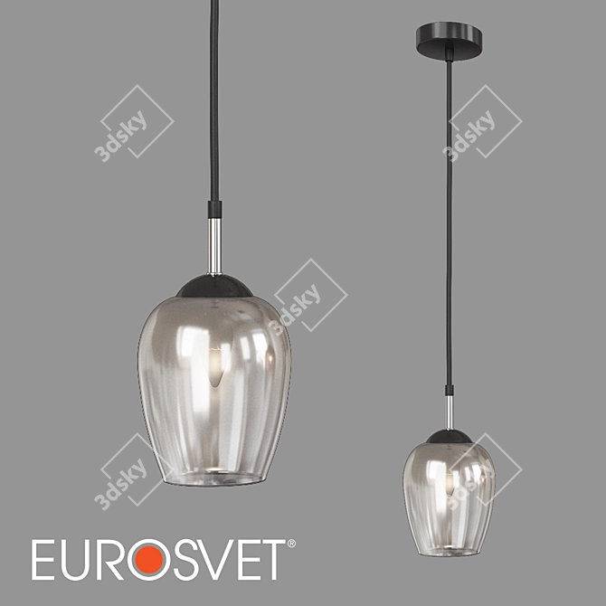 Eurosvet Record Pendant Light 50086 3D model image 1