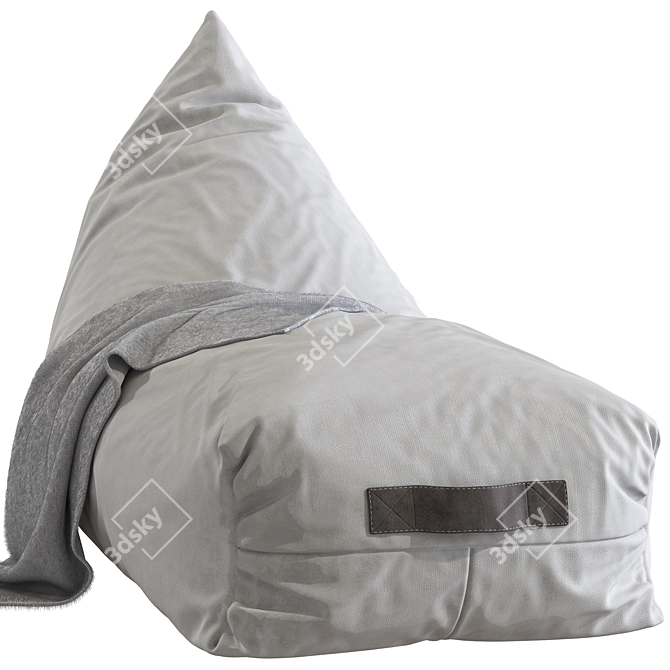 Children's 'Oasis' Canvas Bean Bag 3D model image 6