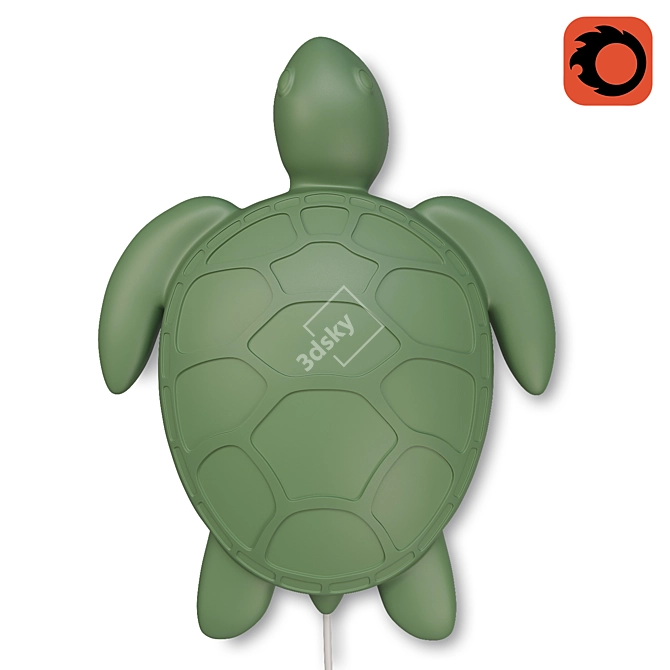 Ikea Turtle LED Wall Lamp 3D model image 1