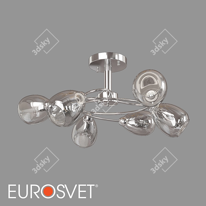 Eurosvet Noemi Ceiling Light 3D model image 2