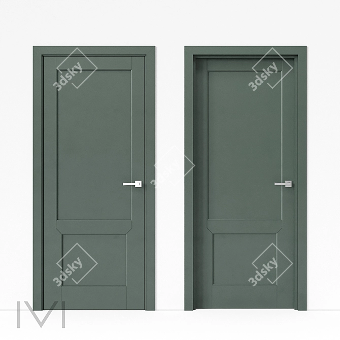 VIVOMOBILI Amsterdam Doors. Customize! 3D model image 1
