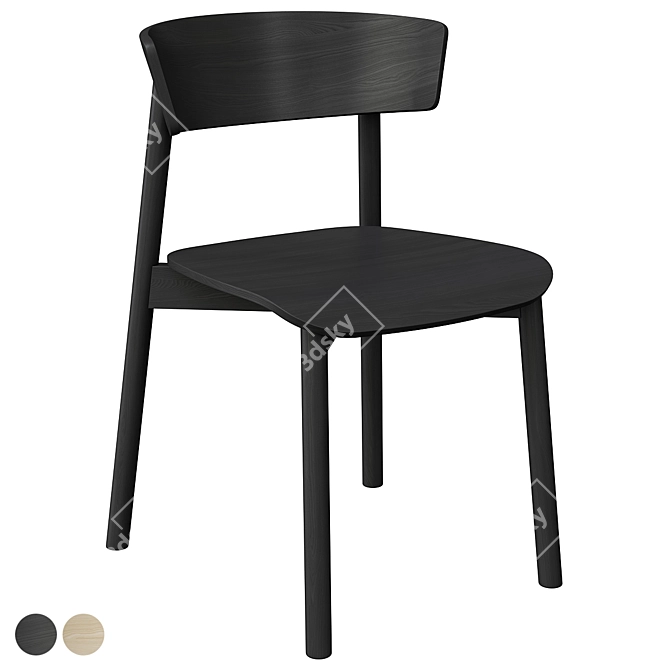 Elegant Clelia Chair for Interior 3D model image 2