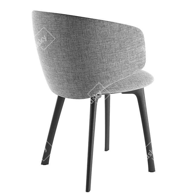 Universal Collection Chair: Modern Italian Design 3D model image 6