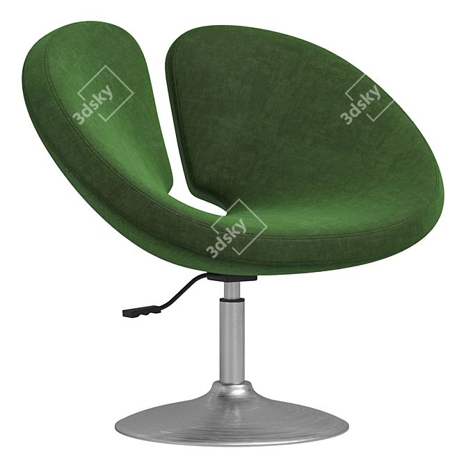 Adjustable Faux Leather Chair 3D model image 2