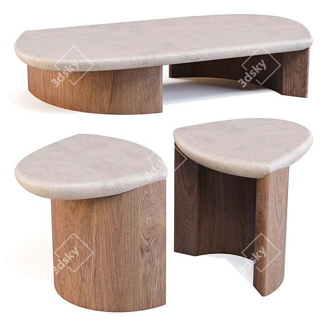 Elegant Lady R Furniture Set 3D model image 1