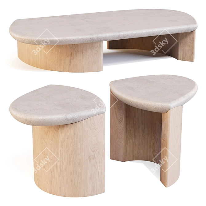 Elegant Lady R Furniture Set 3D model image 3