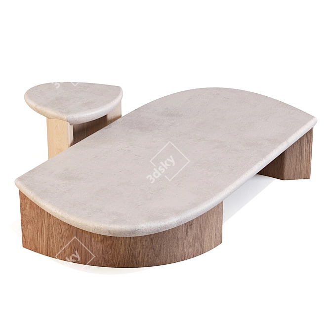 Elegant Lady R Furniture Set 3D model image 4
