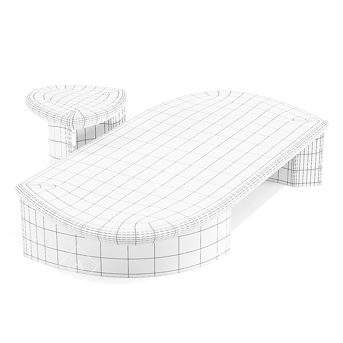 Elegant Lady R Furniture Set 3D model image 7