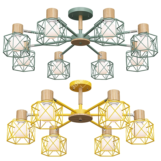 Modern Design Lamp Corf B 3D model image 1