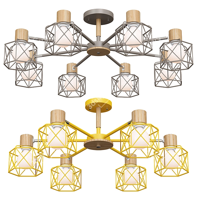 Modern Design Lamp Corf B 3D model image 2