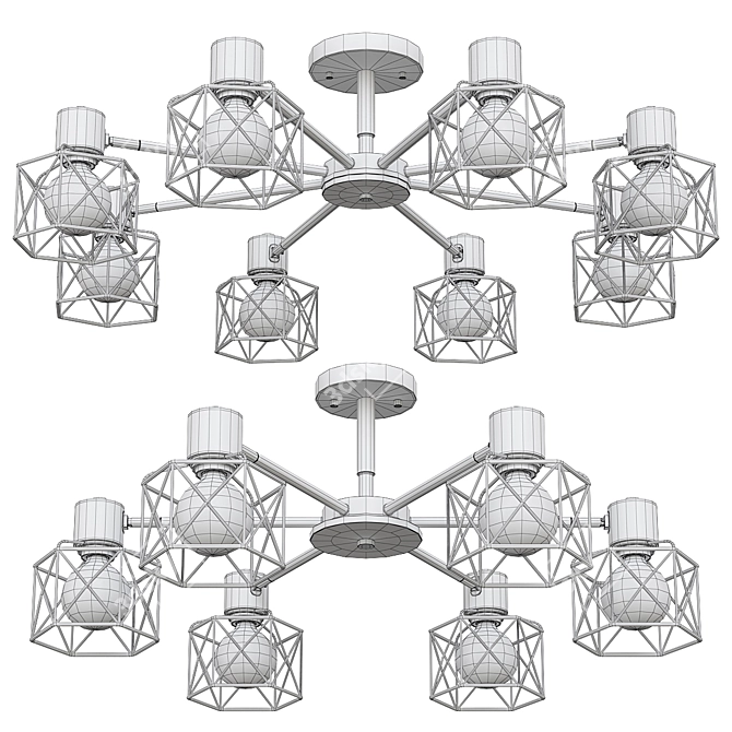 Modern Design Lamp Corf B 3D model image 4