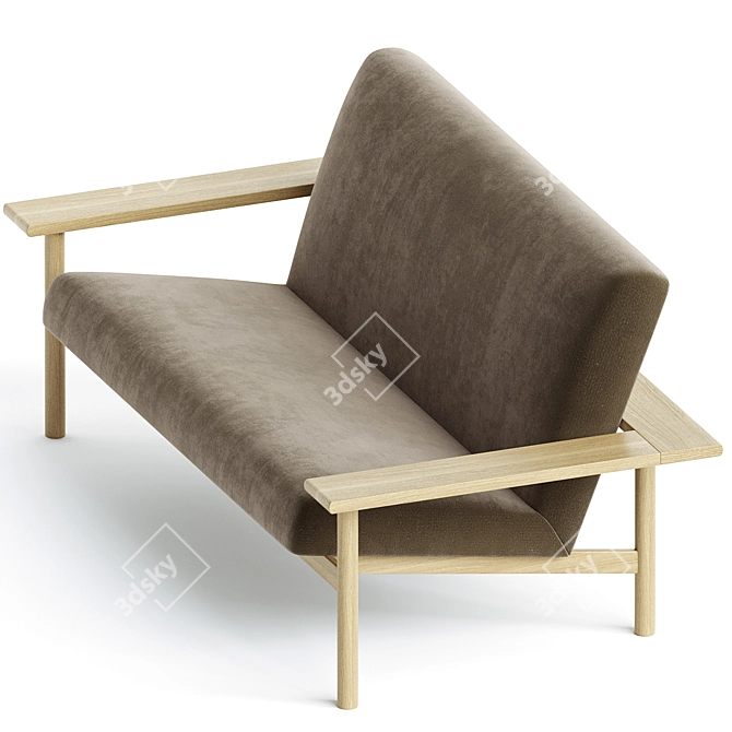 Designer Kinoko 2-Seater Sofa 3D model image 2