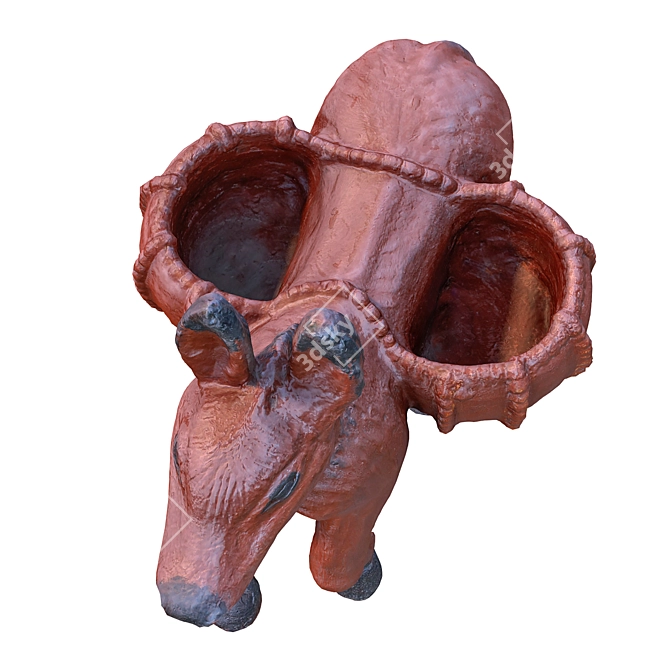 High-Res Donkey 3D Model 3D model image 2