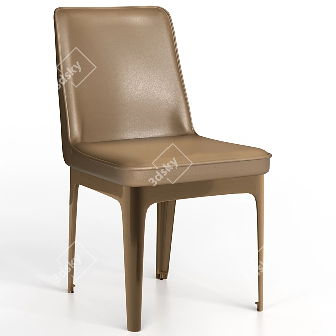 Elegant Dining Chair by Garda Decor 3D model image 1