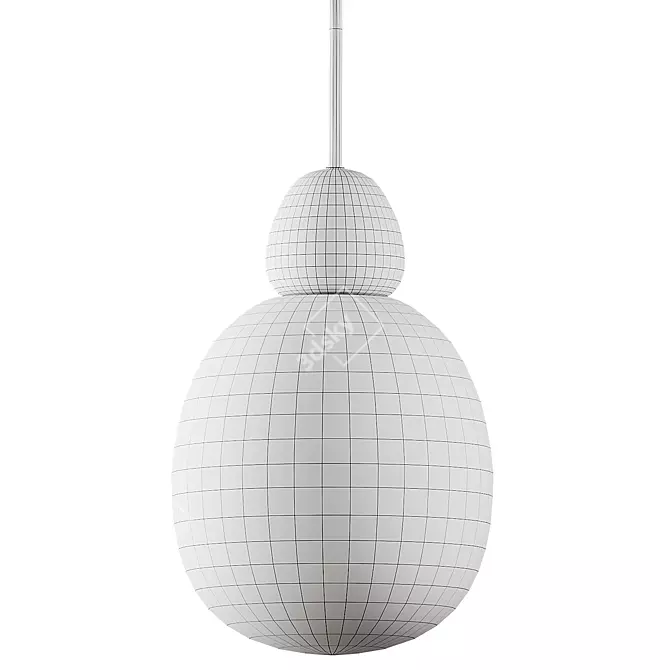 BELID Buddy Pendant Light Black 3D model image 4