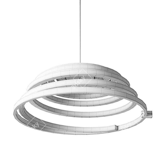 Sleek Aspiro 8000 Pendant Light 3D model image 3