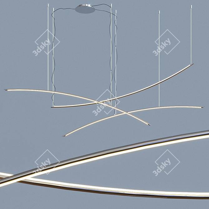 Cattelan Italia Katana Round Table 3D model image 2