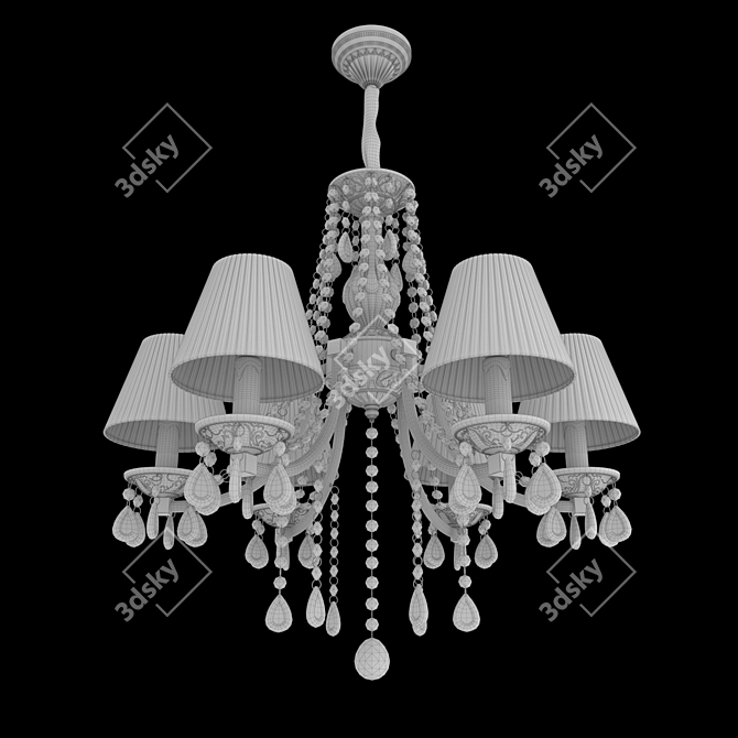 Bogate's Liguria Pendant Chandelier 3D model image 2