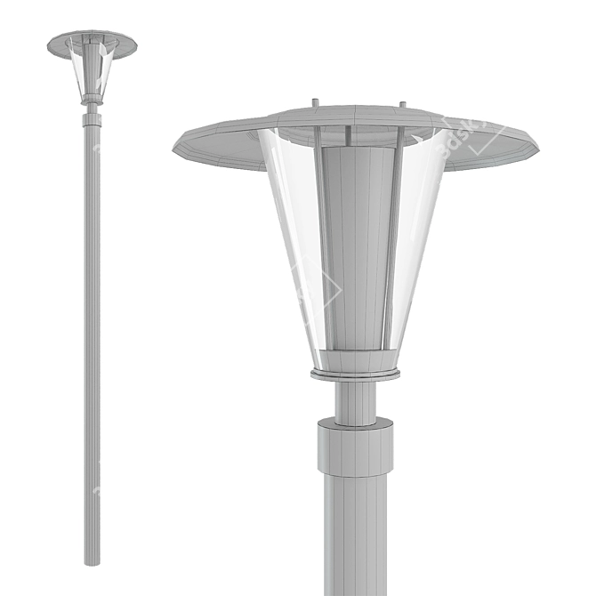 Berzeli Street Lantern - Dynamic Illumination 3D model image 3