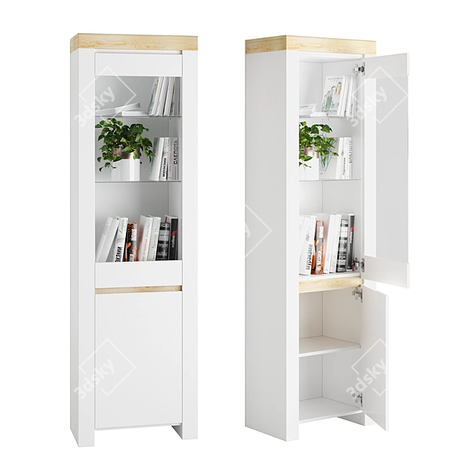 Vittoria Display Cabinet 3D model image 8