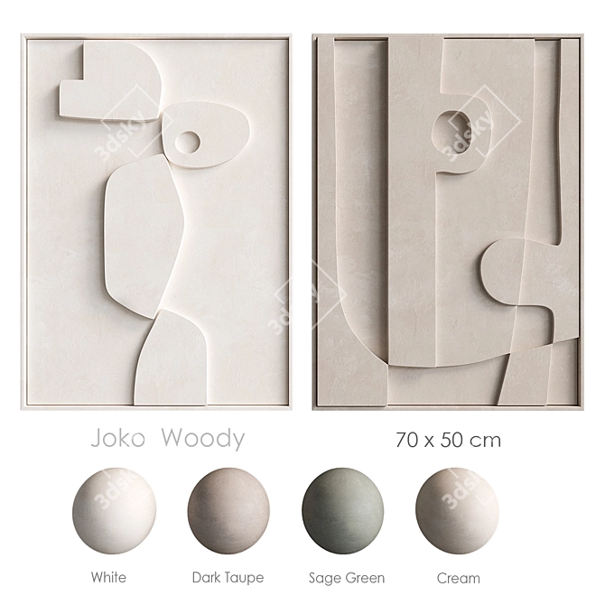 Relief Sculptures by Beurskens 3D model image 2