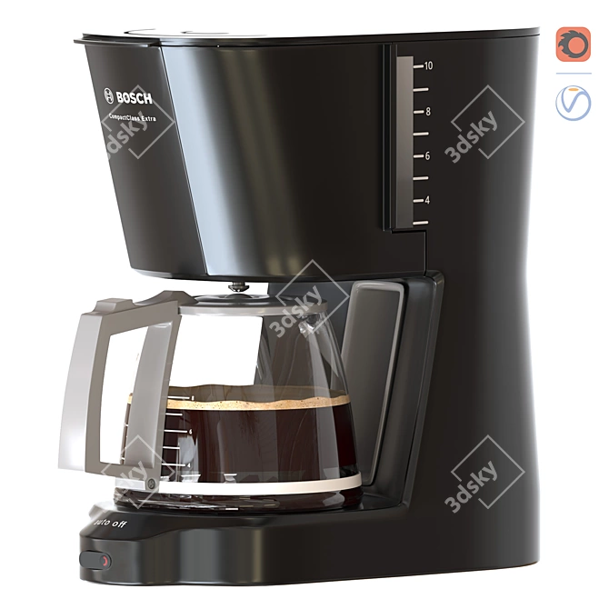 BOSCH Filter Coffee Maker TKA3A034GB 3D model image 1