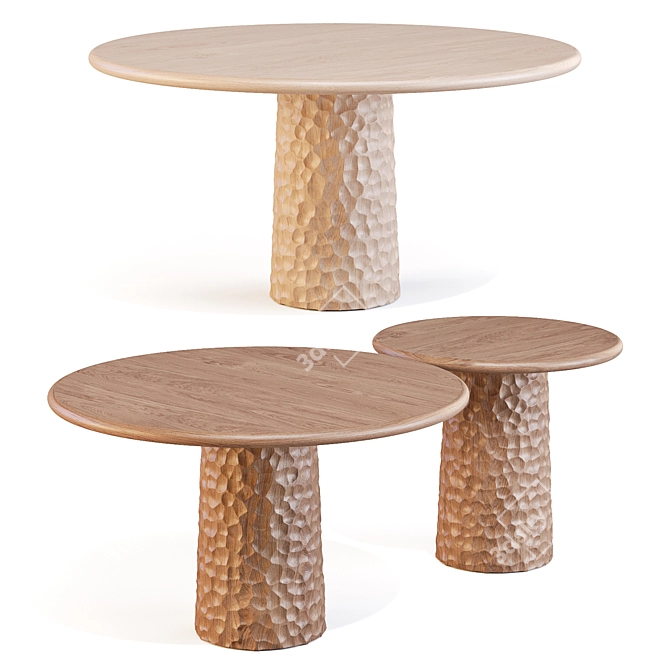 Contemporary Designer Collection Particuliere Dining Tables 3D model image 1