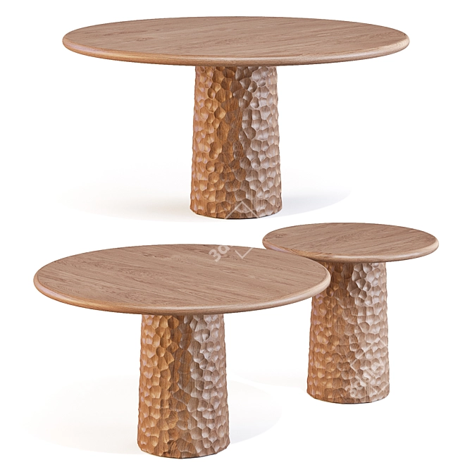 Contemporary Designer Collection Particuliere Dining Tables 3D model image 2