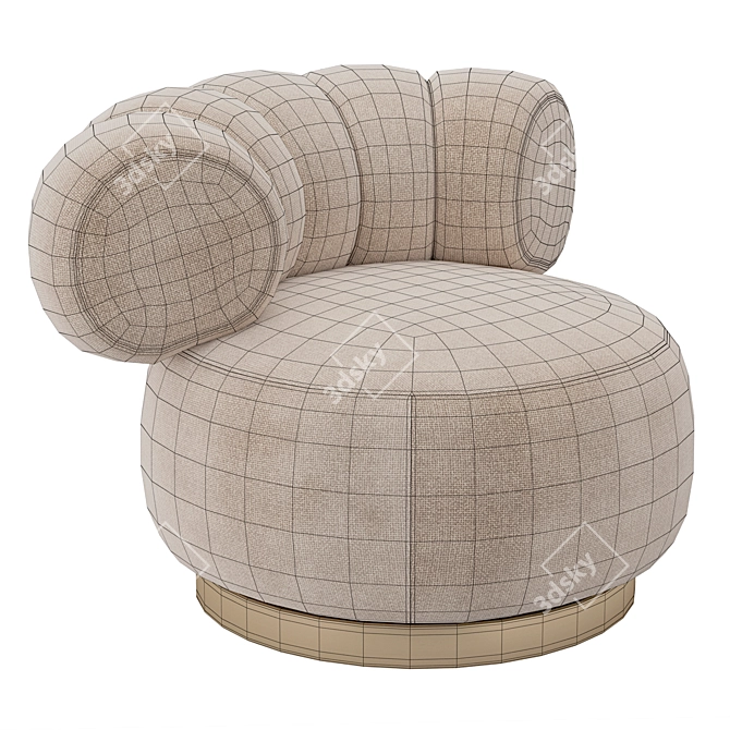 Phedra Chair Eichholtz TurboSmooth FBX 3D model image 5
