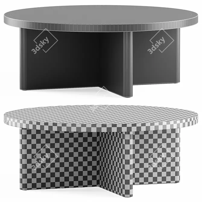 Elegant Cayman Coffee Table 2014 3D model image 4