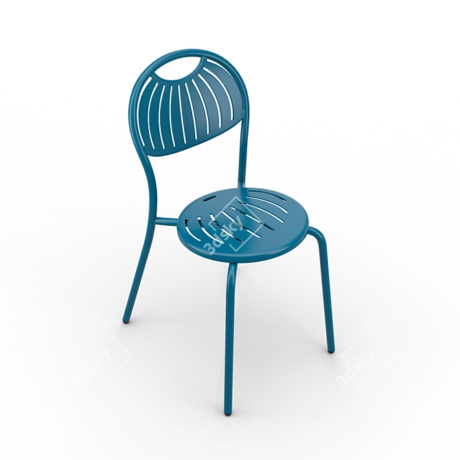 COUPOLE Steel Barstool - D22 x 1.5 Profiles 3D model image 3