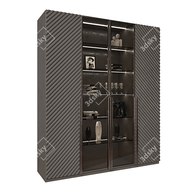 Title: Poly Conversion Cupboard 3D model image 1