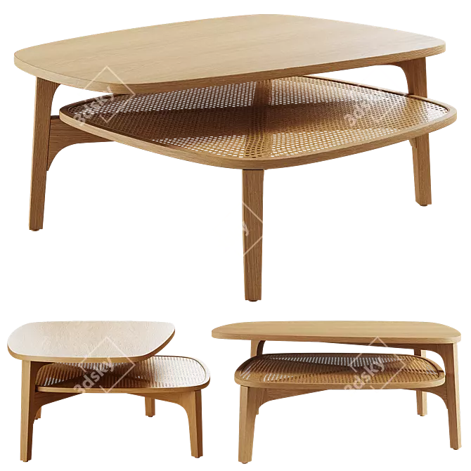 La Redoute Buisseau Coffee Table 3D model image 10