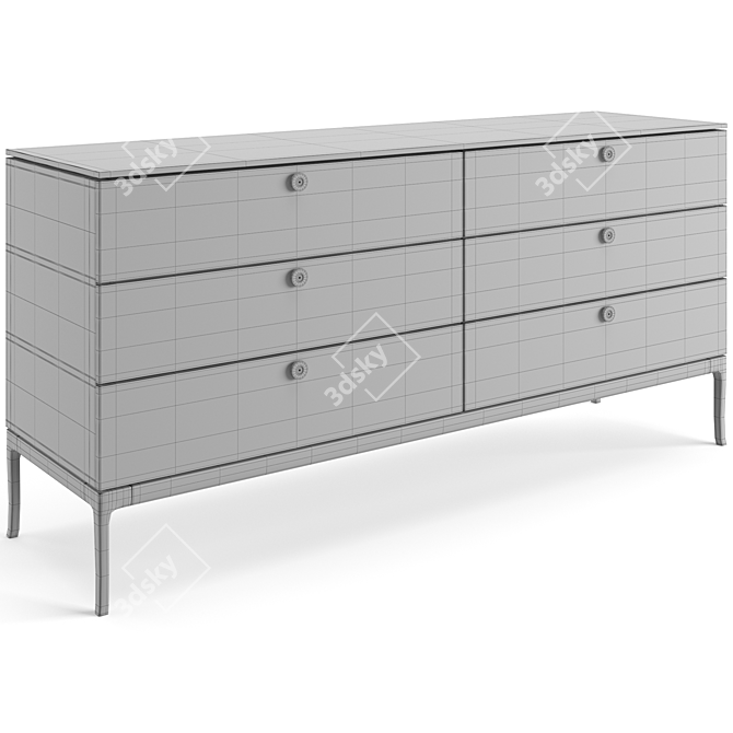 Luxury Versace Stiletto Chest Drawers 3D model image 6