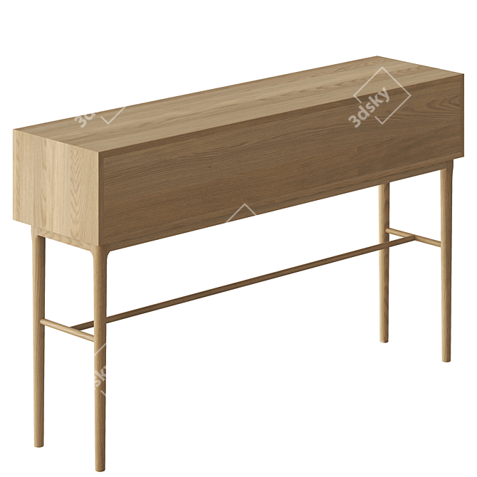 Nordic Vray Console Table 3D model image 3
