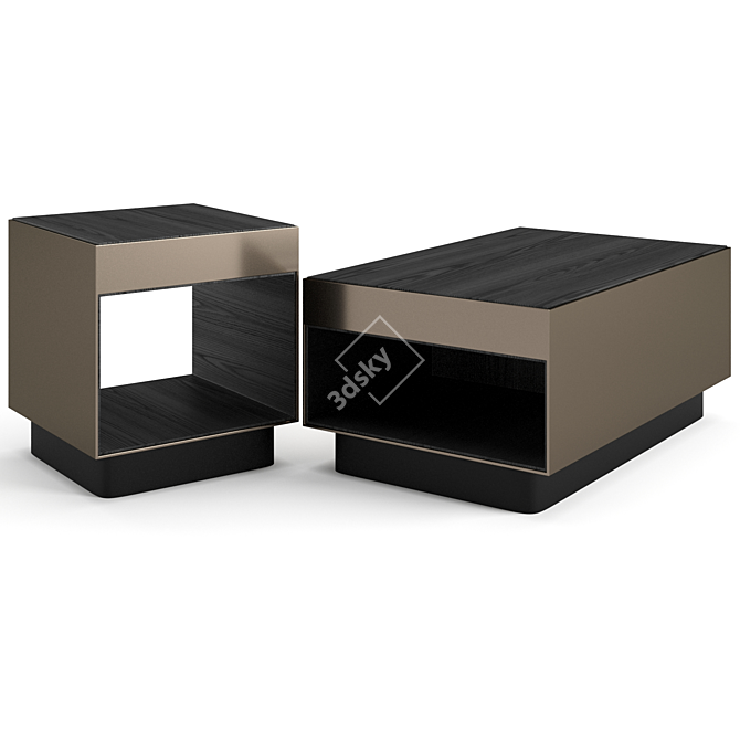 Minotti Hope Coffee Tables Collection 3D model image 2