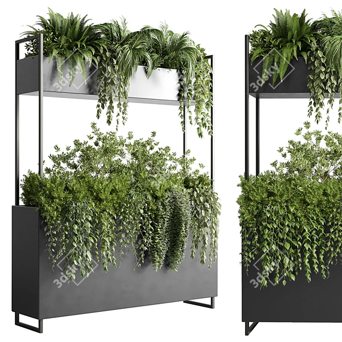  Indoor Houseplant Collection Stand 3D model image 1