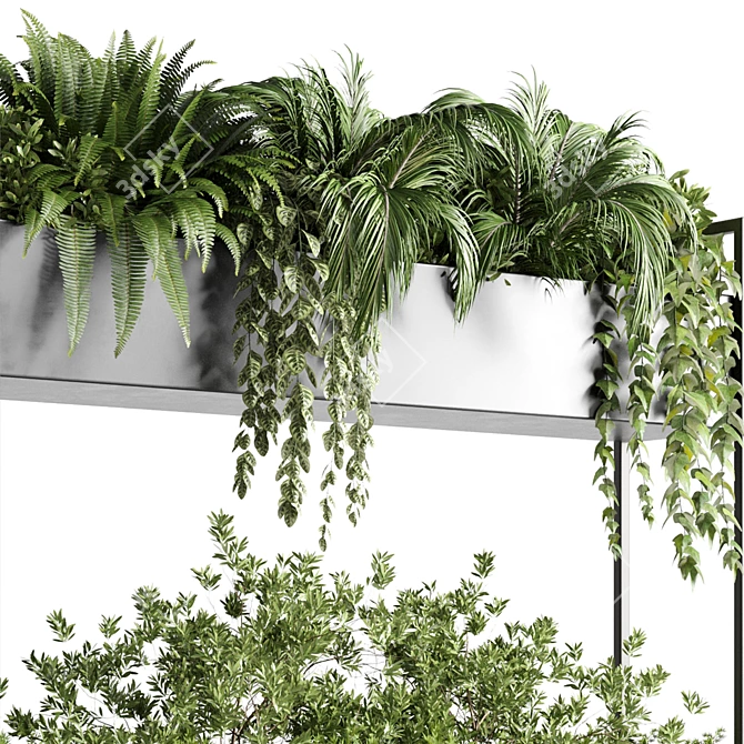  Indoor Houseplant Collection Stand 3D model image 6