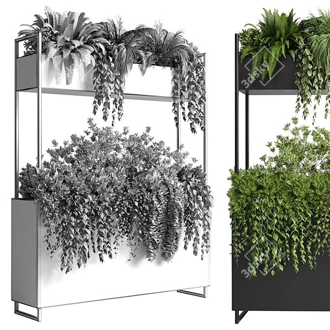  Indoor Houseplant Collection Stand 3D model image 7