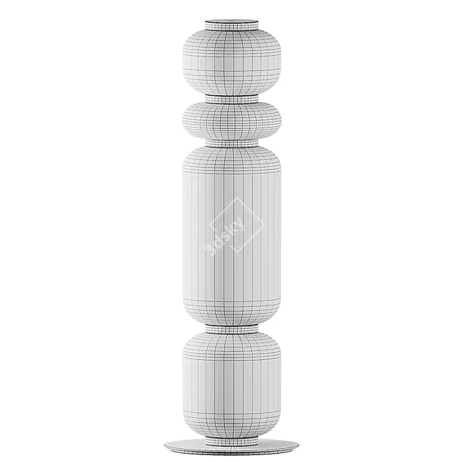 Sleek Floor Lamp by Usona 3D model image 3