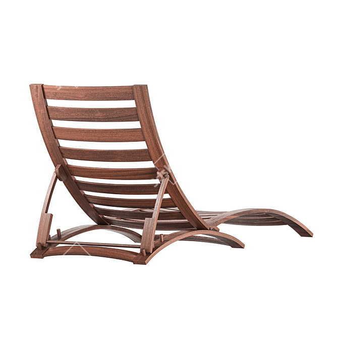 Elegance Lounger | Outdoor Relaxation 3D model image 2