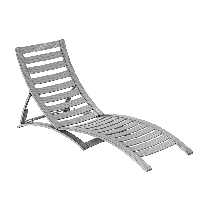 Elegance Lounger | Outdoor Relaxation 3D model image 3