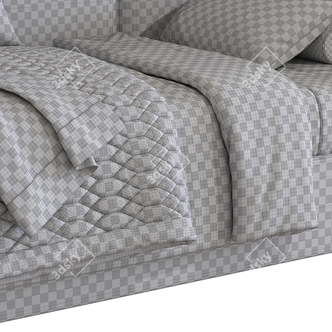 Convertible Sofa Bed LEVEL 323 3D model image 7